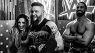 Becky Lynch, Kevin Owens, and Seth Rollins